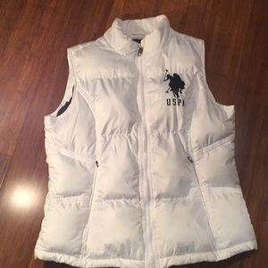 US Polo Assn bright White Vest